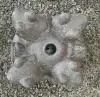 Product image 3 of the product “Frog umbrella stand made of cast stone, 32cm height, with plastic pipe inside (48mm diameter, 25cm depth), 1 set with metal pipe (45mm diameter, 40cm Height) ”